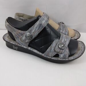 Alegria Vienna Smoke VIE-123 Sandal Slingback Shoes Leather Womens 39 US 9
